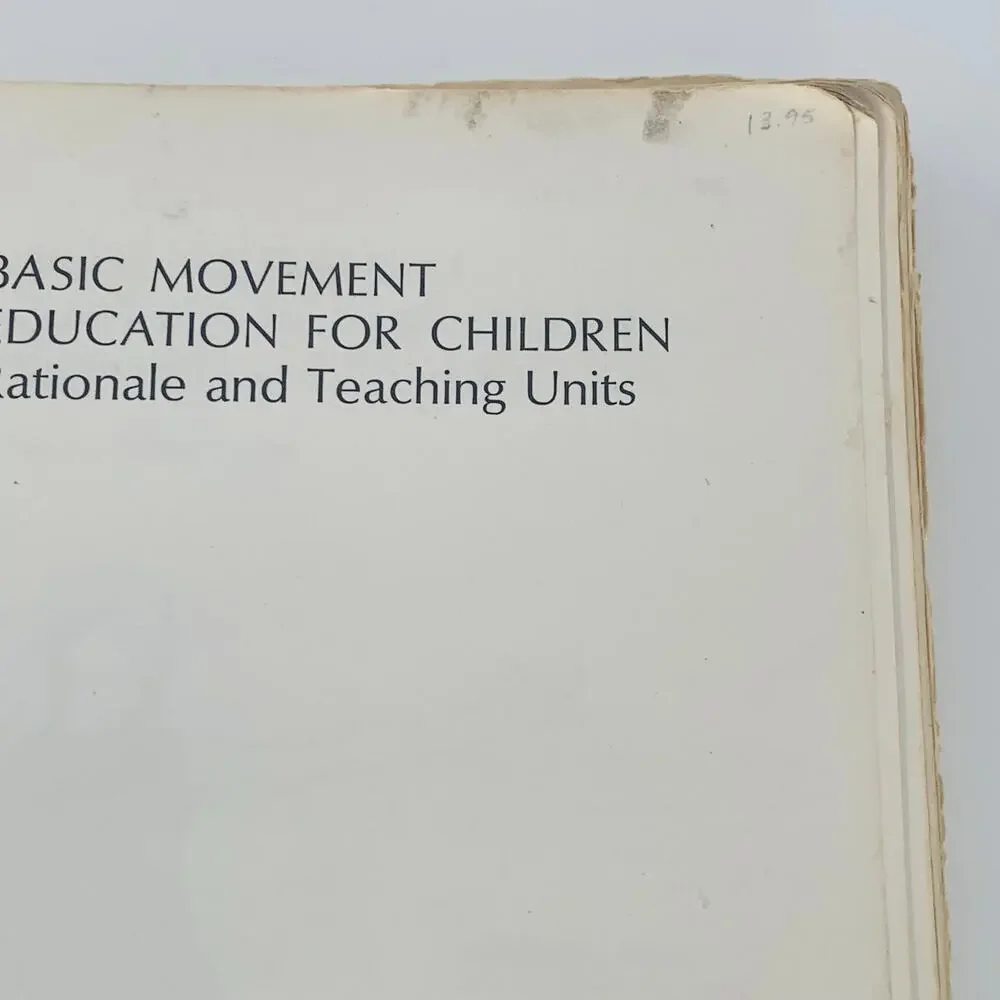 Addison Wesley Basic Movement Education For Children Teach Manual Guide Spiral